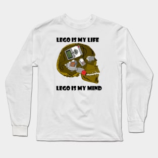 Lego mind-text version Long Sleeve T-Shirt